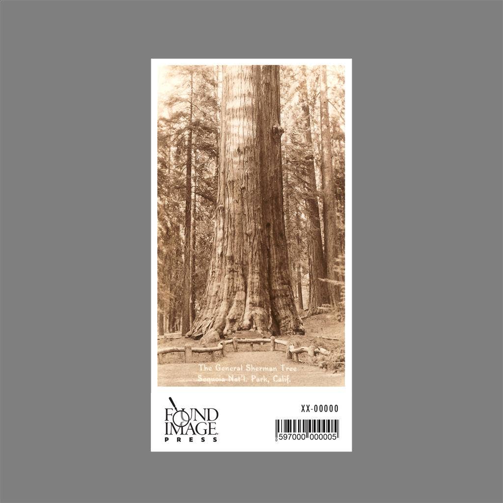 Found Image Press - Wholesale Sticker - Sticker CA-651 General Sherman, Sequoia National Park1