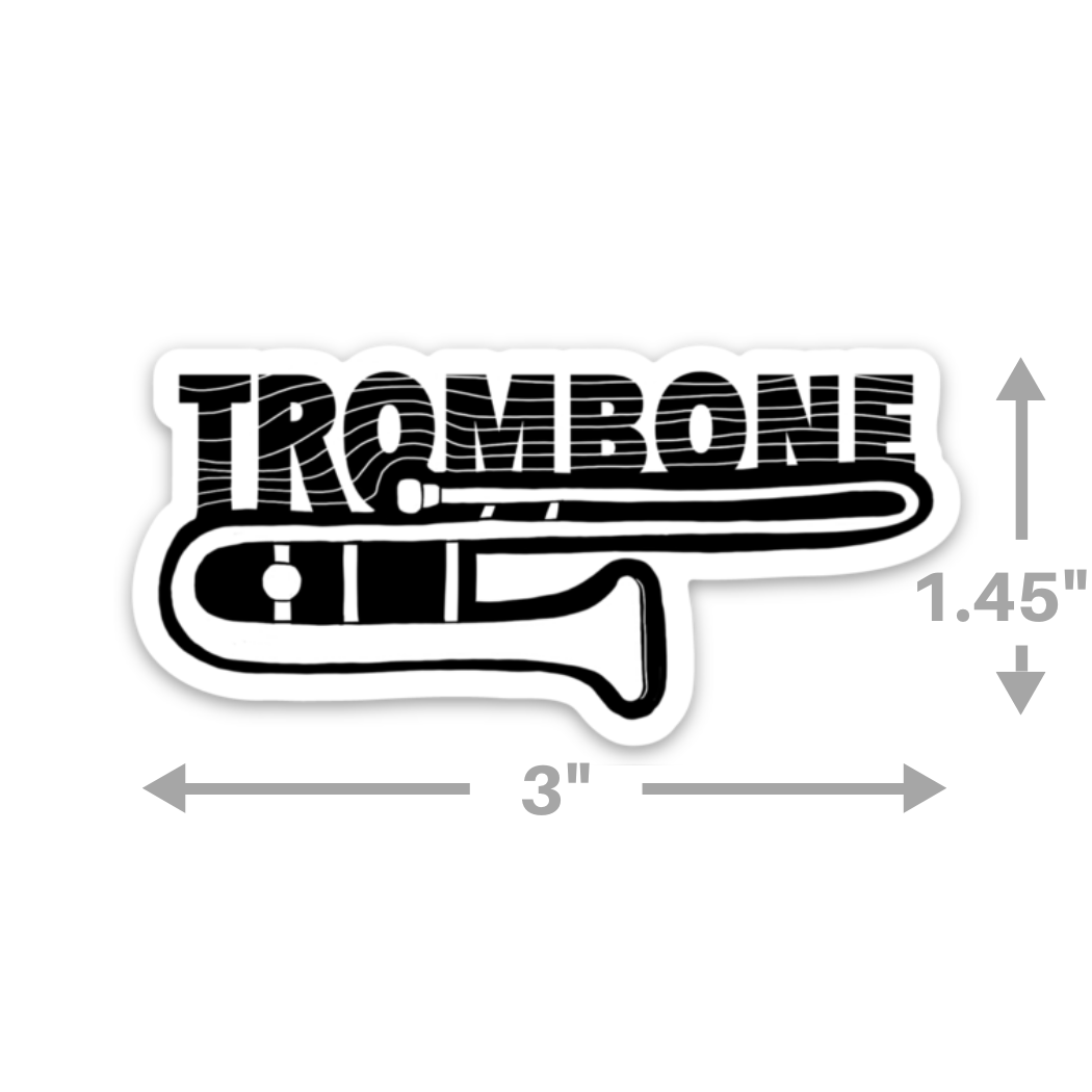 Kevin & Kaia - Wholesale Sticker - Trombone - Sticker1