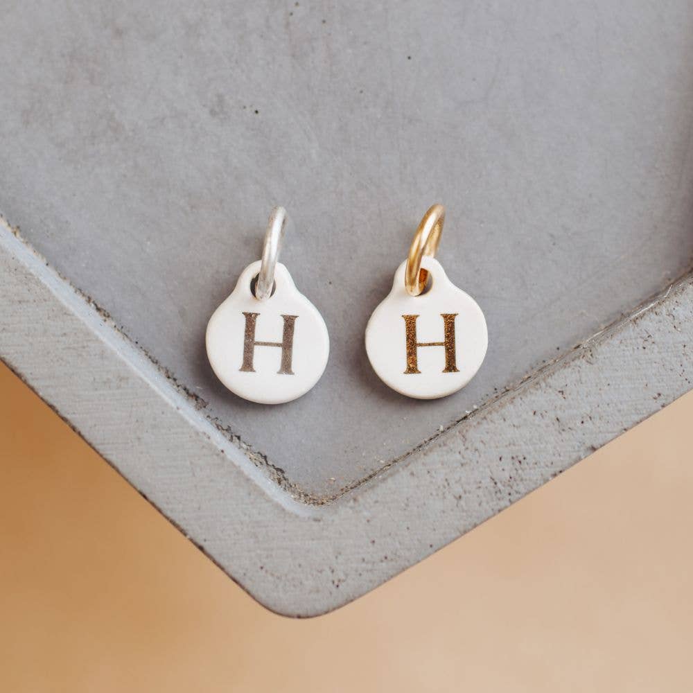 Bel Kai - Wholesale Individual Charm/Pendant - Ceramic Initial Charm8