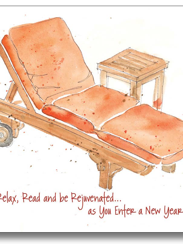 Teak Chaise Lounge för wholesale av WORDS & WATERCOLORS BY PEG CONLEY