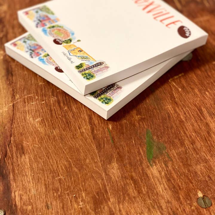 Happy By Rachel, LLC - Wholesale Notepad - Knoxville Chunky Notepad-Stationery Writing Pad-100 P1