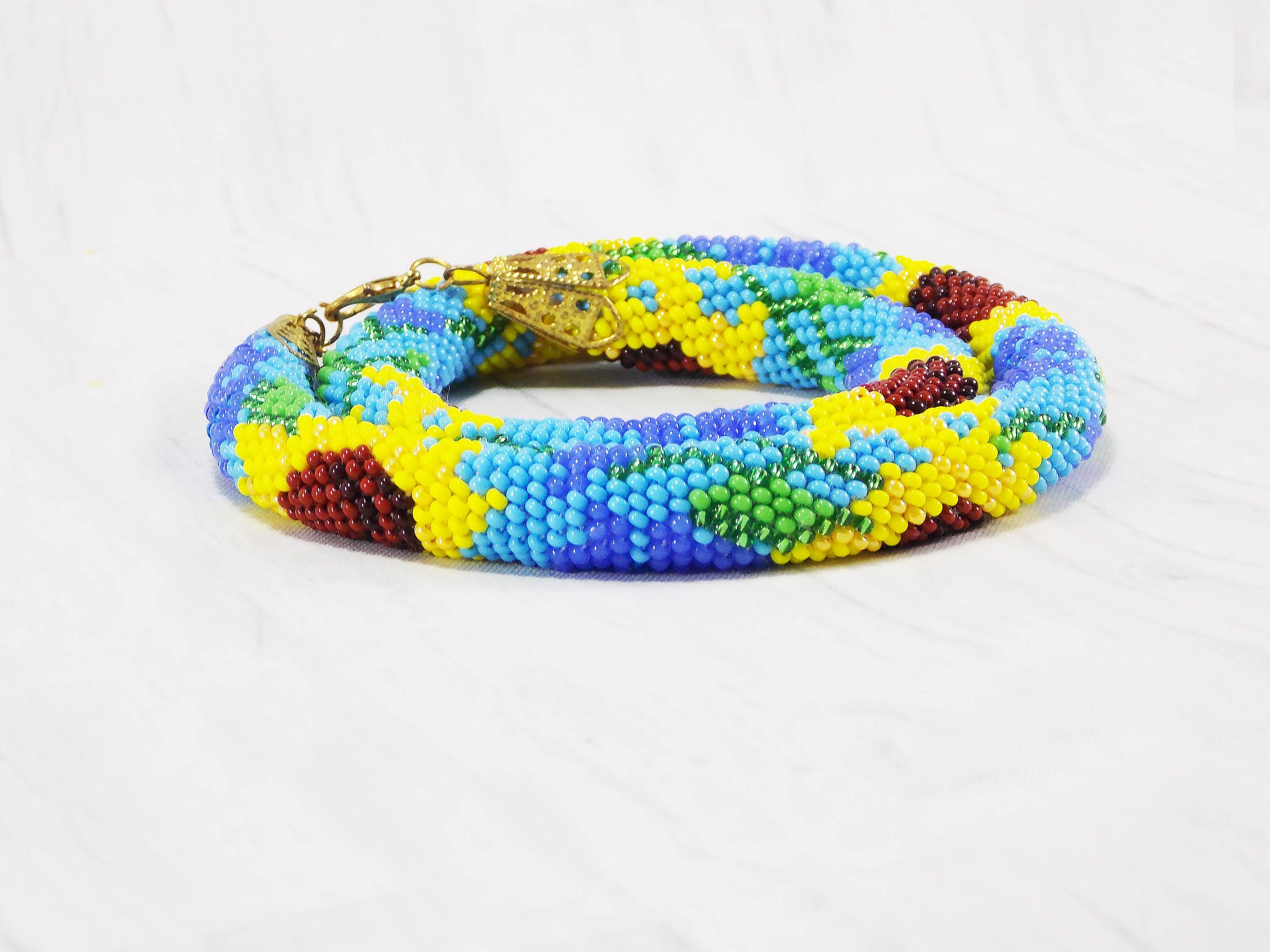 Ninolia – Großhandel Perlenkette – Sonnenblume Halskette Ostergeschenk für Mama Sonnenblume Perlen Herbst Herbst Schmuck Große Natur Blume Sonnenblume Hochzeit Frauen Schmuck Handarbeit7