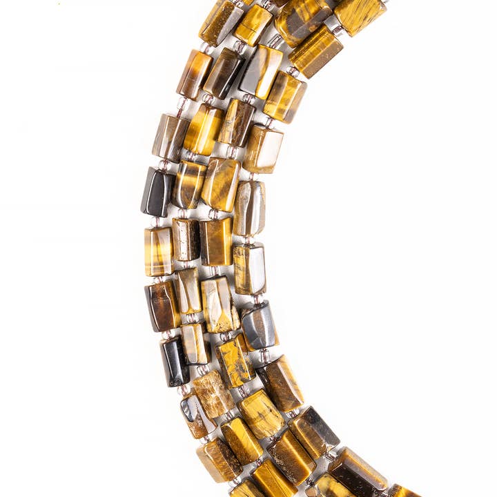 Soothing Crystals Beads - Wholesale Beads - Gemstone Pipe Beads | Tiger eye | Crystal Tube Beads3