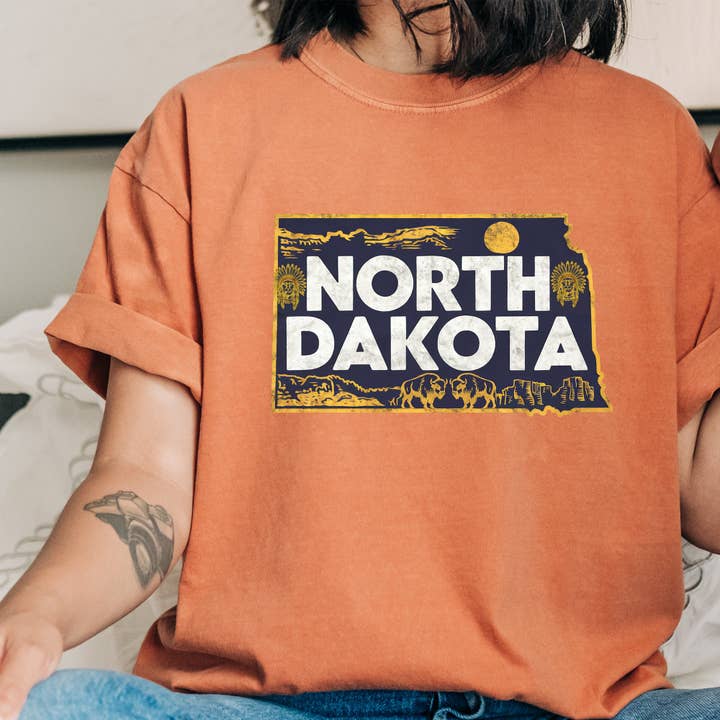 North Dakota State Vintage Shirt for wholesale by EnjoyMyDesign