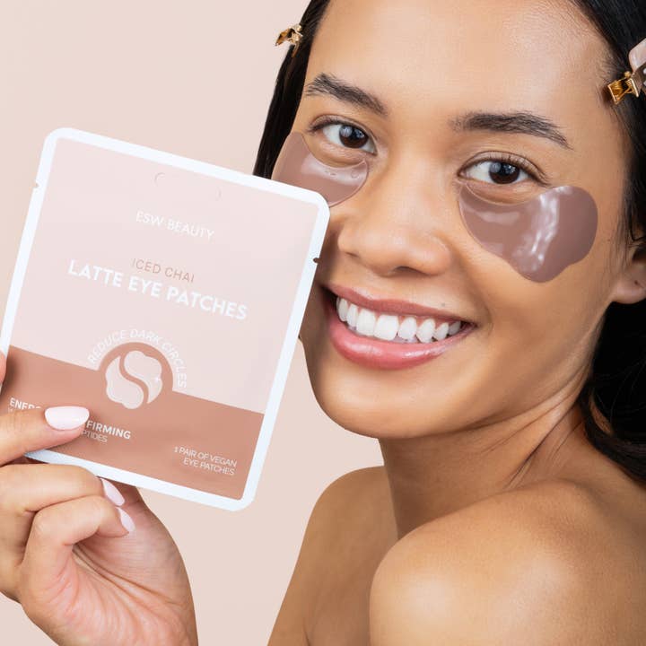ESW Beauty - Wholesale Eye Treatment Mask - Iced Chai Latte Energizing & Firming Eye Patches