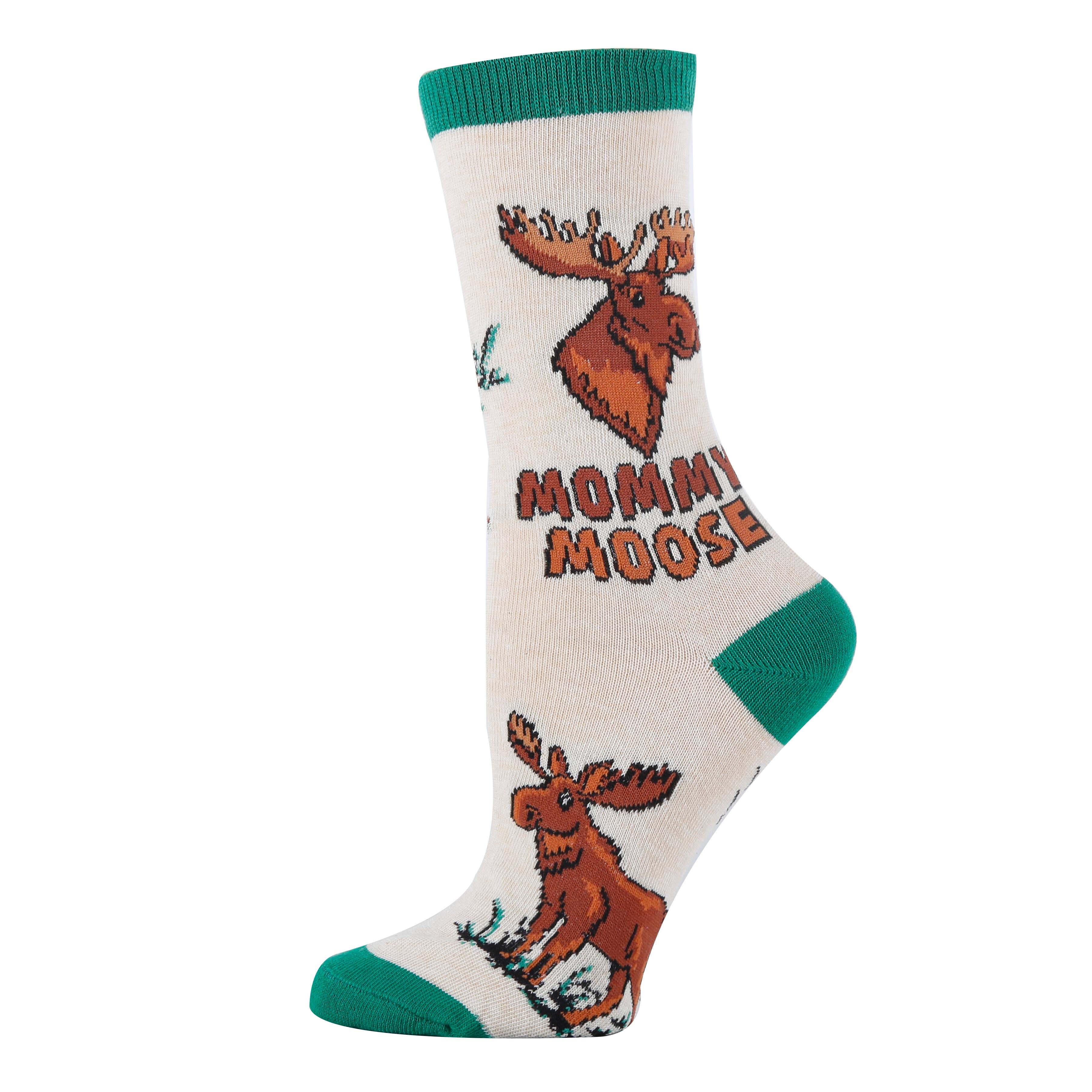 Oooh Yeah/Sock It Up/Oooh Geez Slippers - Wholesale Socks - Women's - Mommy Moose | Women's Funny Cotton Crew Socks1