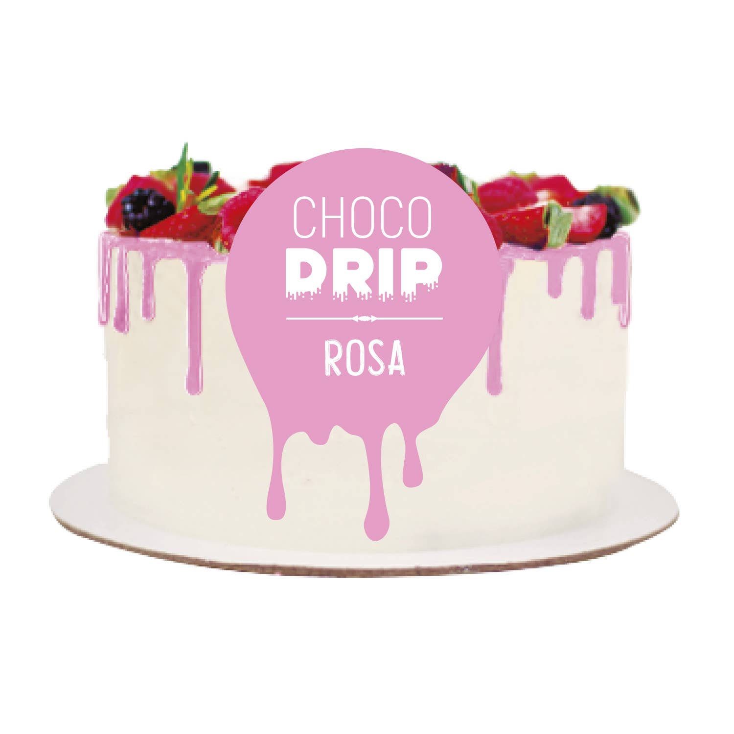 dekora - Wholesale Chocolate/Candy Mold - CHOCO DRIP ROSA 180 G GLUTEN-FREE3