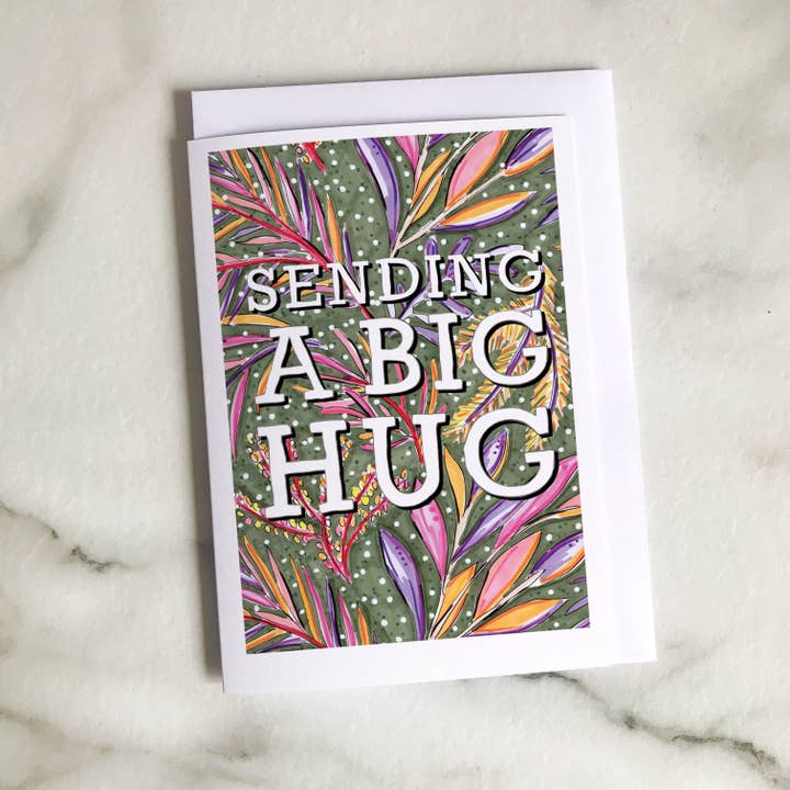 Enviando cartão de abraços por atacado de Gem Pang Illustration
