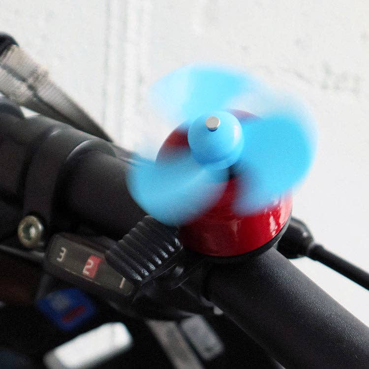 Kikkerland Design Inc - Wholesale Bell - Windmill Bike Bell2