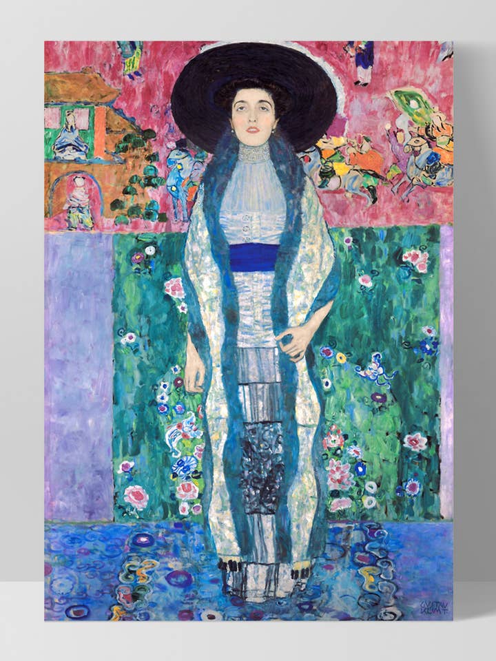GUSTAV KLIMT - Portrait of Adele Bloch-Bauer II 1912 Art for wholesale by PRINT AND PROPER