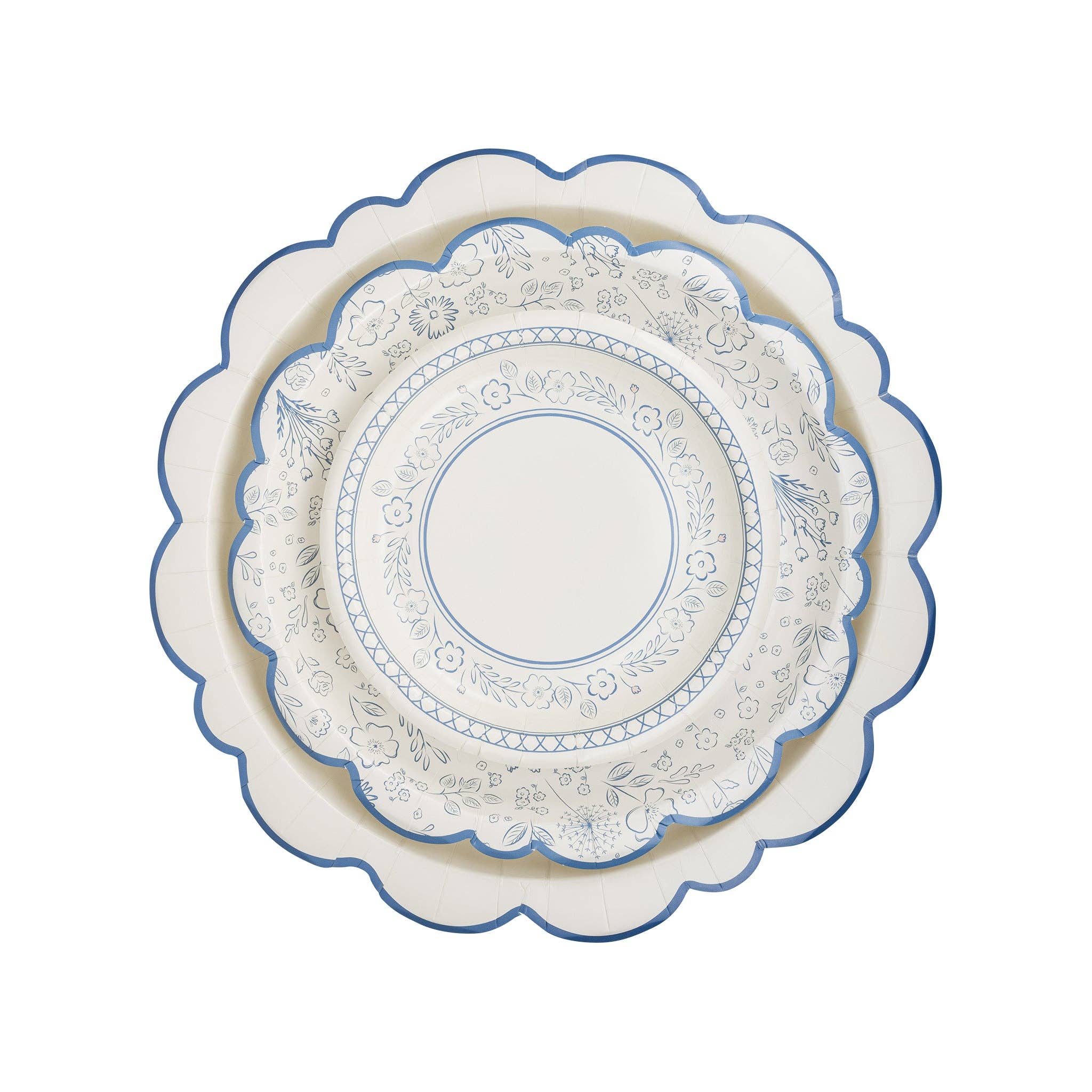 My Mind’s Eye - Wholesale Disposable Plate - PEM1041 - Pembroke Floral 10" Paper Plate3
