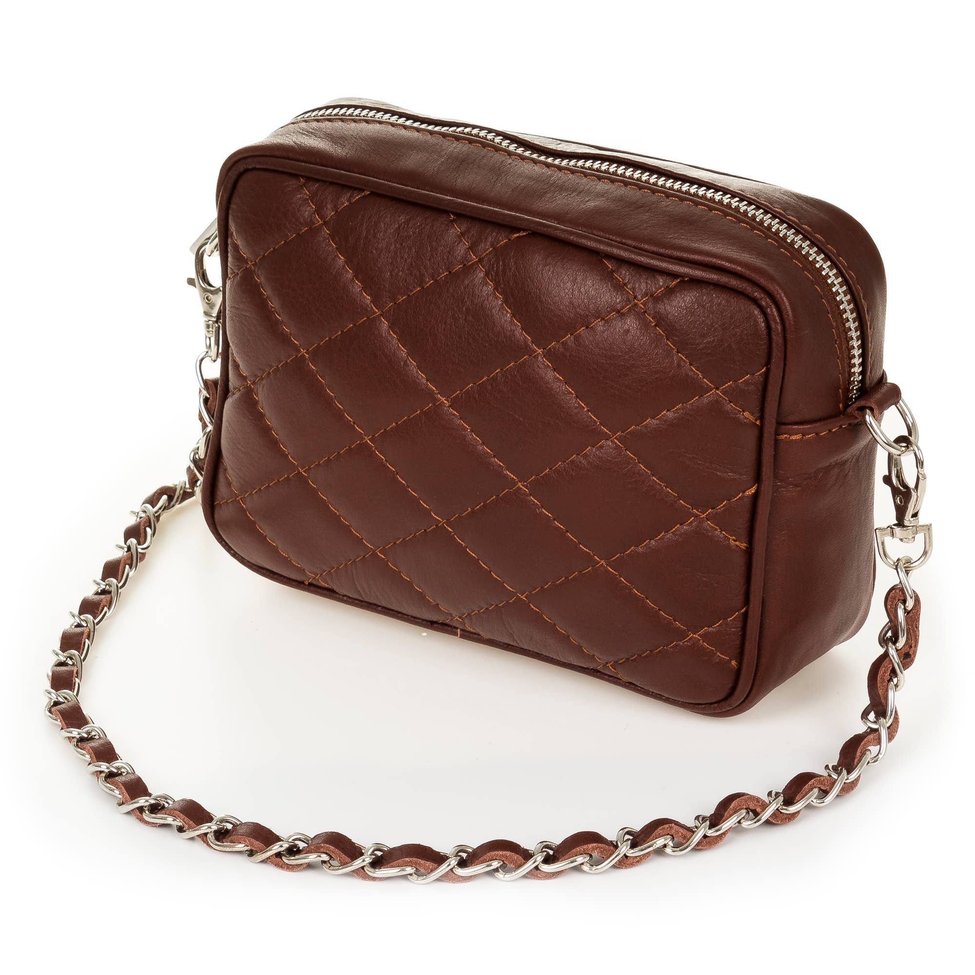 FIRENZE ARTEGIANI - Wholesale Schoudertas - Dames - Cleopatra Schoudertas dames. Echt leer Gewatteerd leer2