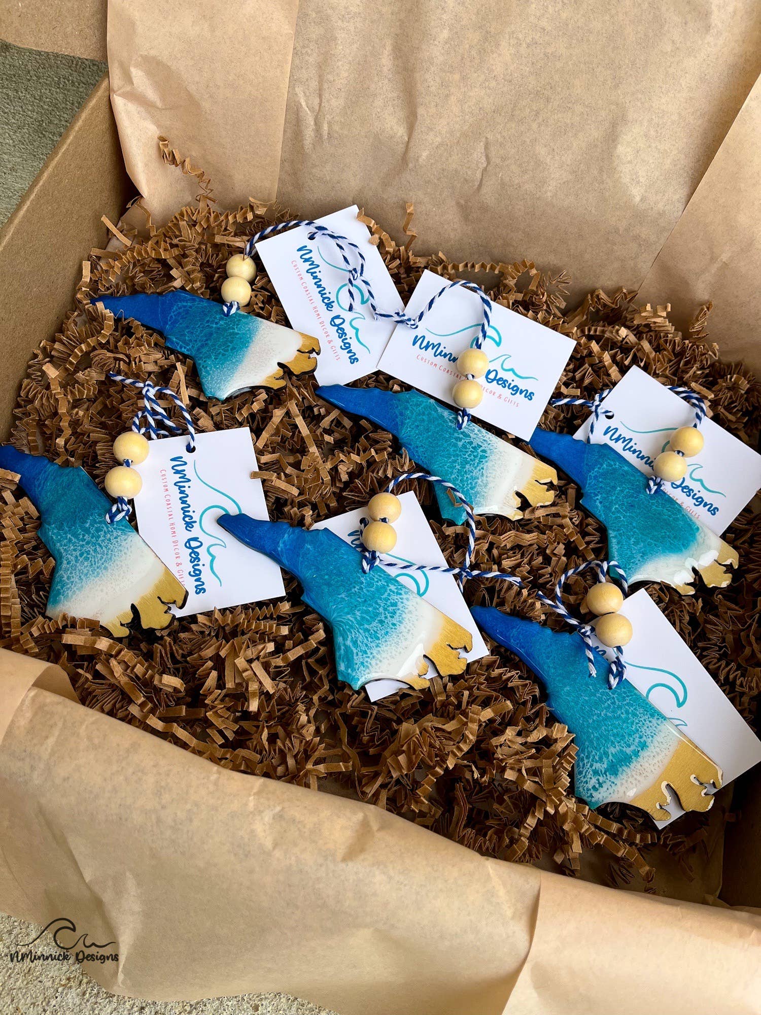 NMinnick Designs - Wholesale Ornament - North Carolina Beach Ornament5