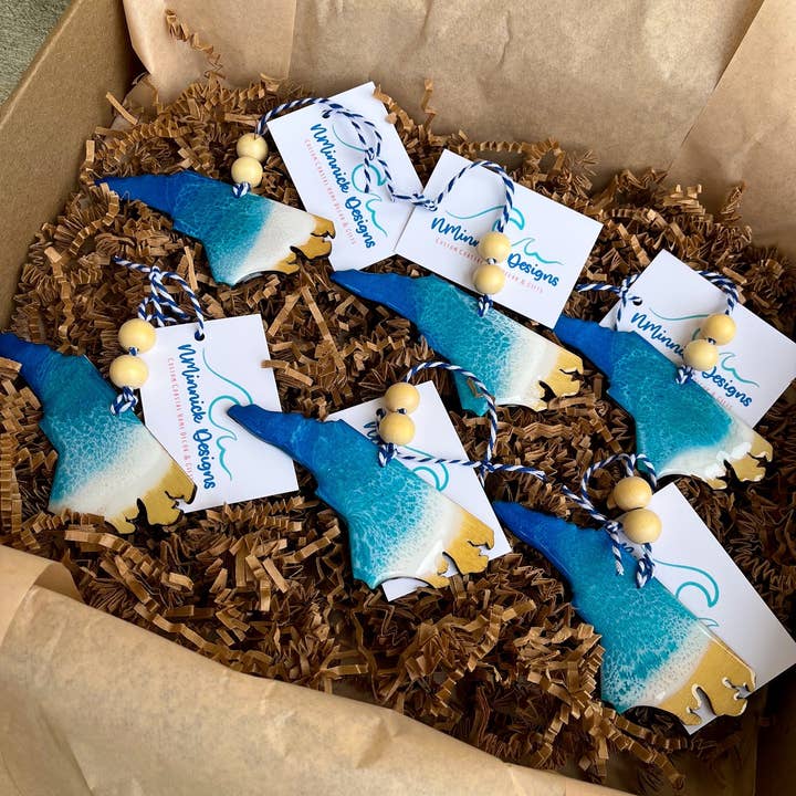 NMinnick Designs - Wholesale Ornament - North Carolina Beach Ornament5