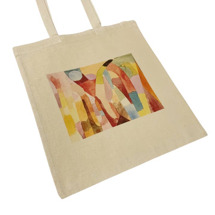 ZZZEBRAAA LIMITED - Wholesale Tote Bag - Unisex - Paul Klee Movement of Vaulted Chambers Tote Bag Vintage Abst2