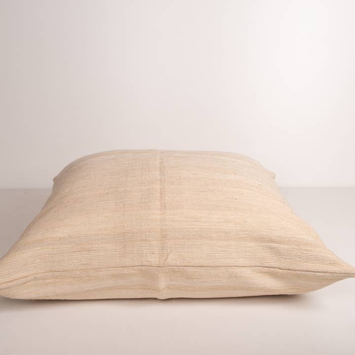 Crafts by Solid - Wholesale Throw Pillow Cover - Handmade Off White Silk Sari Cushion Covers - S 45 * 45 cm11