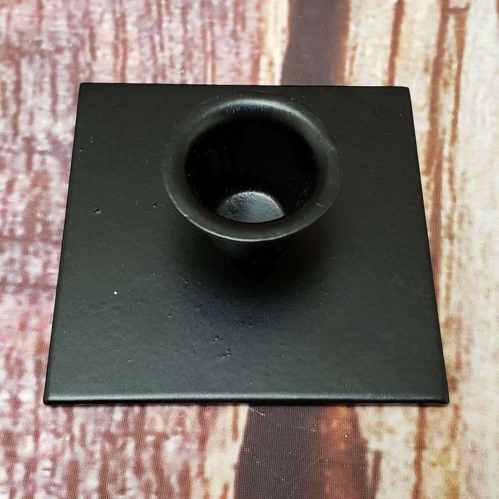 A.T. Imports - Wholesale Candle Holder - Square Base Taper Holder0