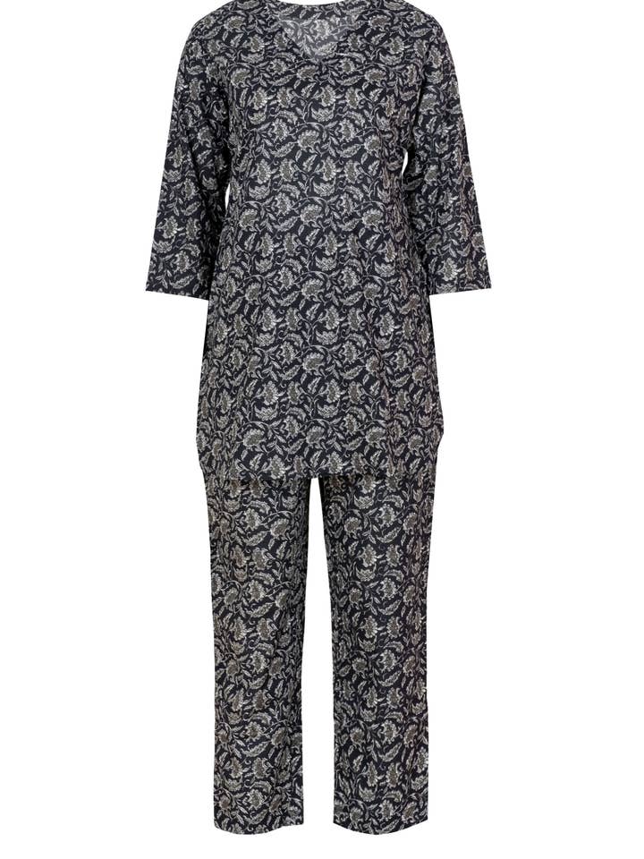 Ariastop.com corporation - Wholesale Lounge Set - Women's - Women’s Printed Cotton Loungewear Set5