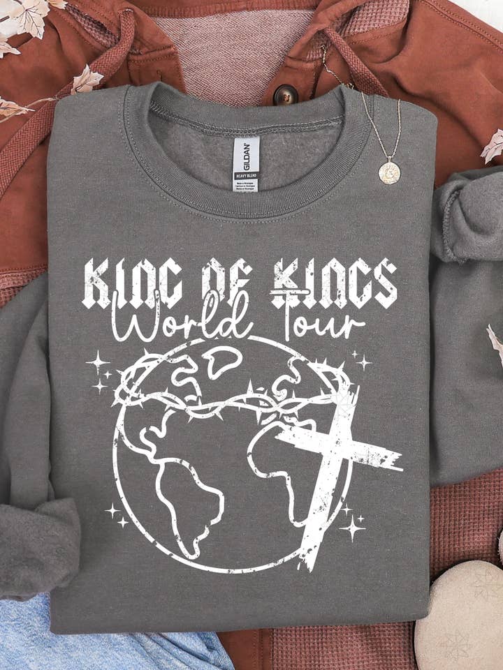 Gambi's Tees - Wholesale Graphic Sweatshirt - Women's - King Of Kings Sweatshirt1