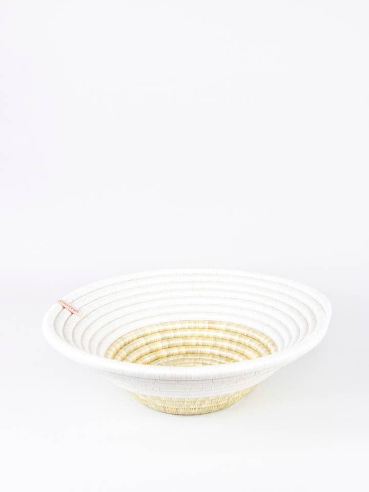 Fruit Bowl | Pete Design | Upcycled White for wholesale by WomenCraft