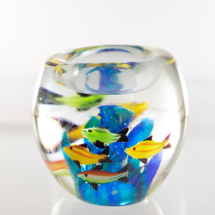 Sea Creations – wholesale Ljushållare – Ljushållare för fisk i glas 3 1/2 ”