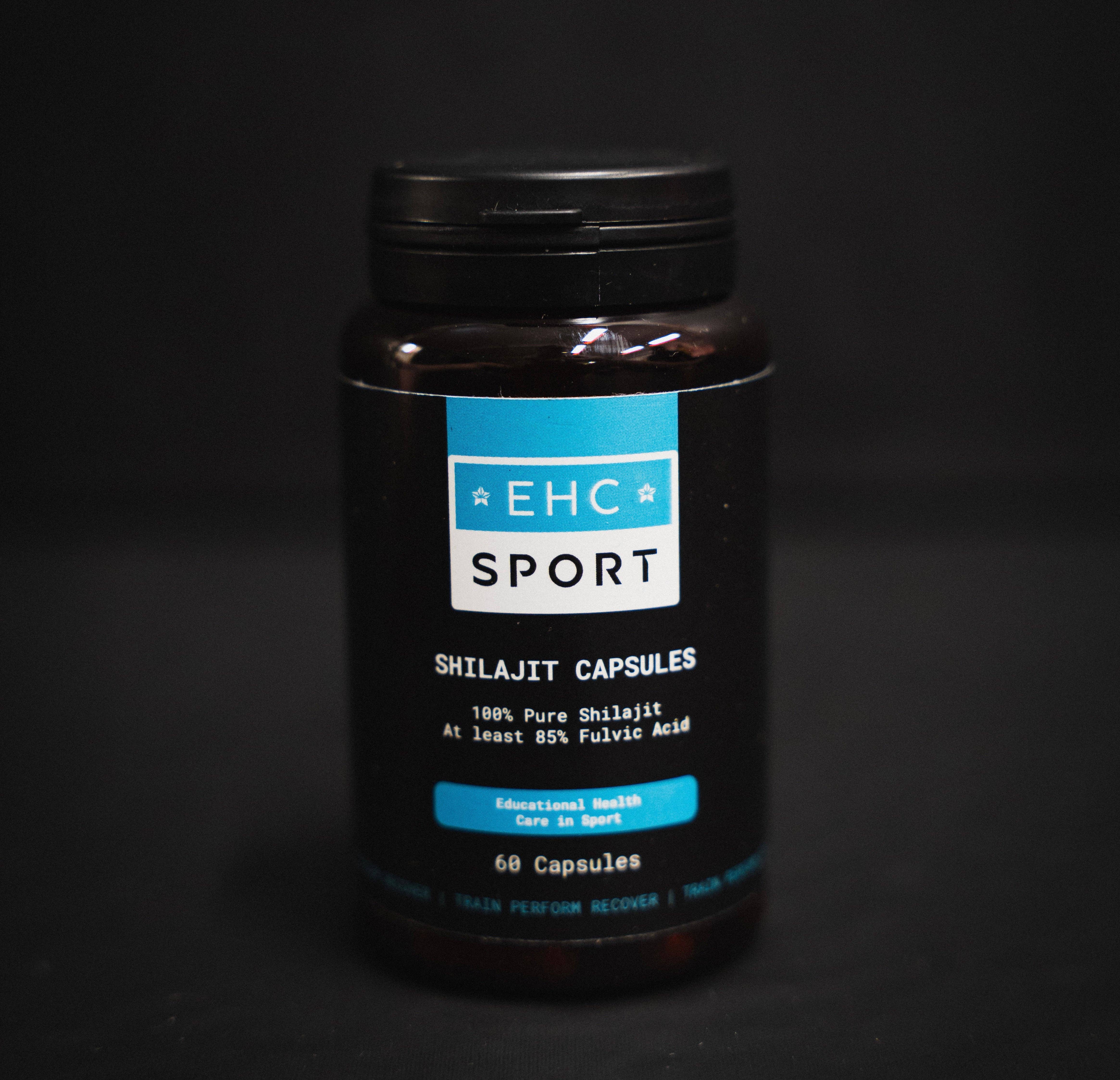EHC Sport – Großhandel Nahrungsergänzungsmittel/Vitamin zum Einnehmen – Shilajit-Kapseln | 60 Kapseln0