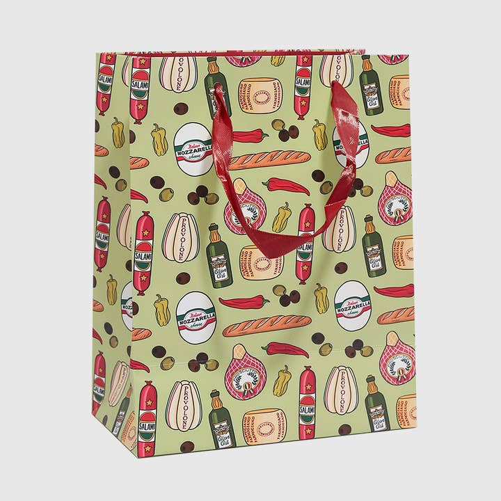 Italian Meats and Cheeses Gift Bag for wholesale by Brittany Paige