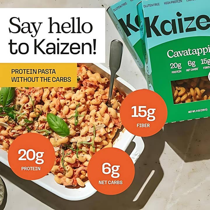 Kaizen Food Company - Wholesale Pasta - Cavatappi 6g Net Carb High Protein Pasta - Low Carb, Keto5