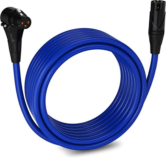LyxPro - Wholesale Muziekaccessoire - Microfoon XLR gehoekte vrouwelijke kabel 3-pins microfoonkabel Pro Audio26