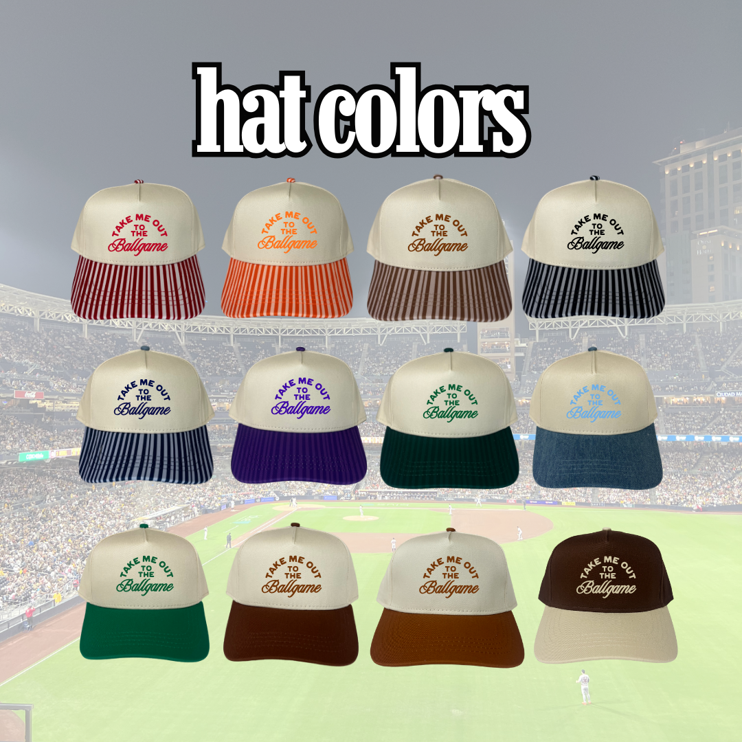 Ruby Moon - Wholesale Trucker Hat - Women's - Take Me Out To The Ballgame-Baseball Hats1