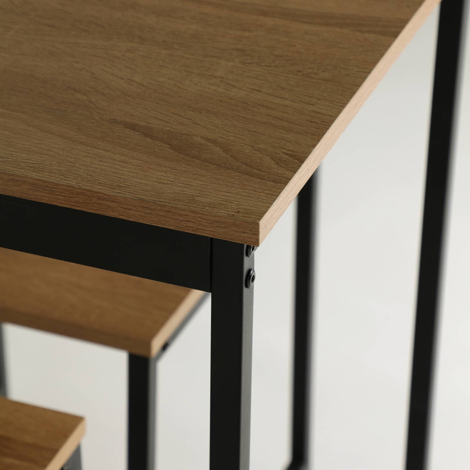 B&B - Wholesale Chair - Louisiana Brown Melamine Table and Chairs 80X50X77cm1