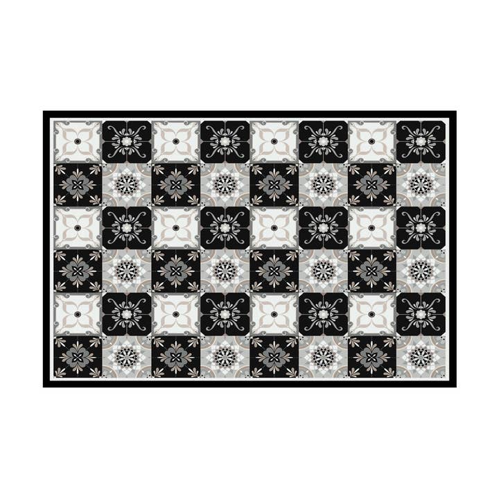 Davanti/Vía Deco Home - Vente Tapis de sol - Carreau de sol en vinyle Carreau gris classique2