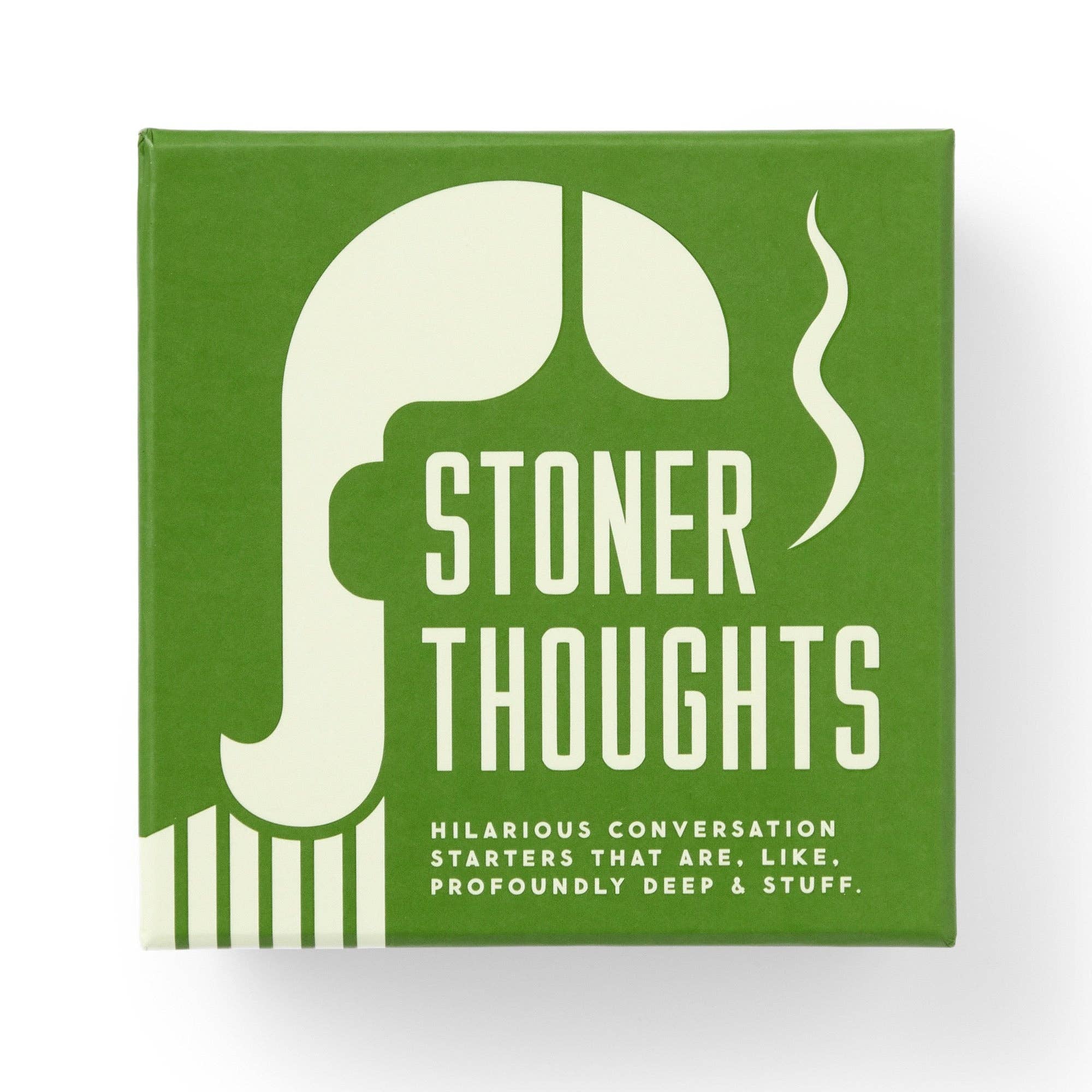 Chronicle Books - Wholesale Card Game - Brass Monkey Stoner Thoughts Conversation Starters