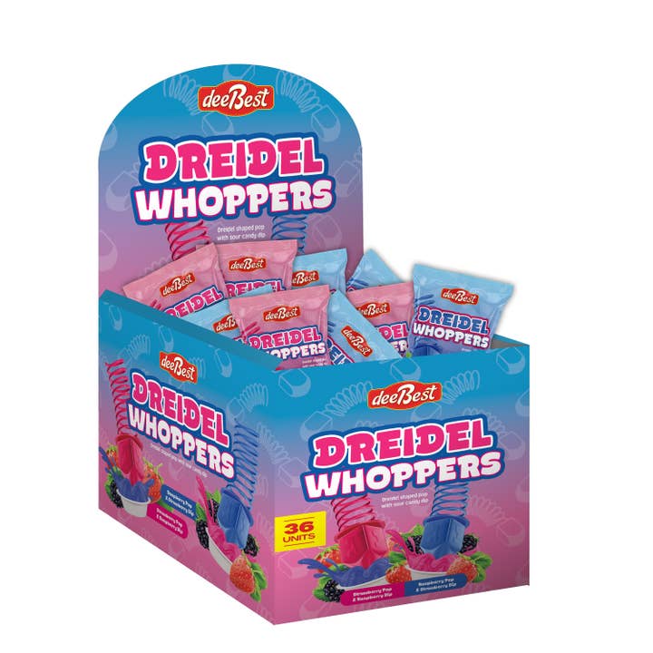 Gotta Get It Gifts - Wholesale Dreidel - Kids - DREIDEL WHOPPER CANDY