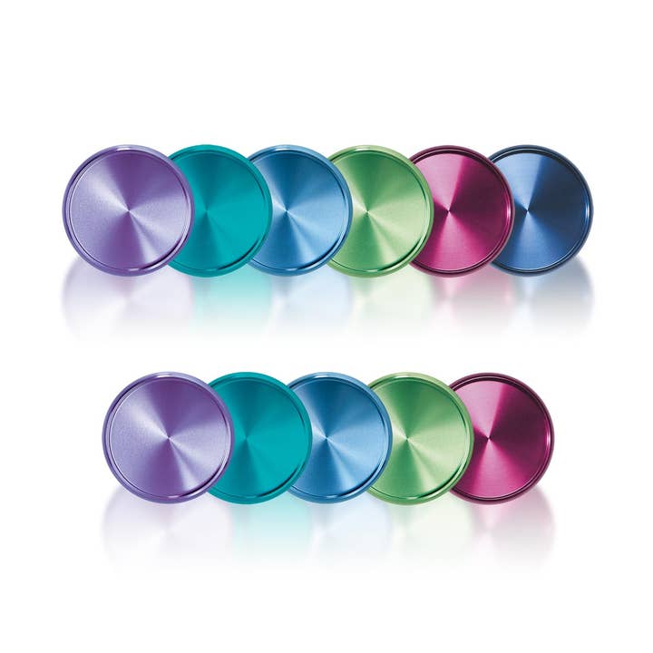 Levenger - Wholesale Notebook - Prismatic Aluminum Circa Notebook Discs (set of 11)