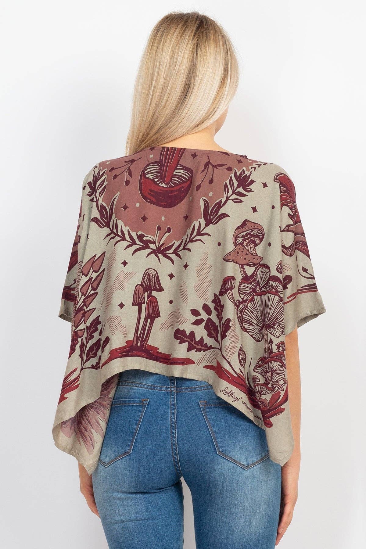 Lakhays Collection Inc. - Venta al por mayor Blusa - Mujer - Top bufanda hongo3