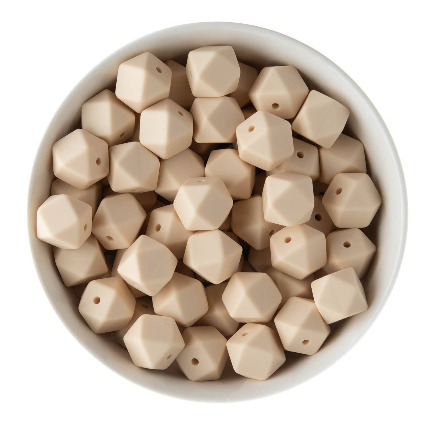 Cara & Co Silicone Craft Supply – wholesale Beads – 14mm Hexagon Silicone Beads46