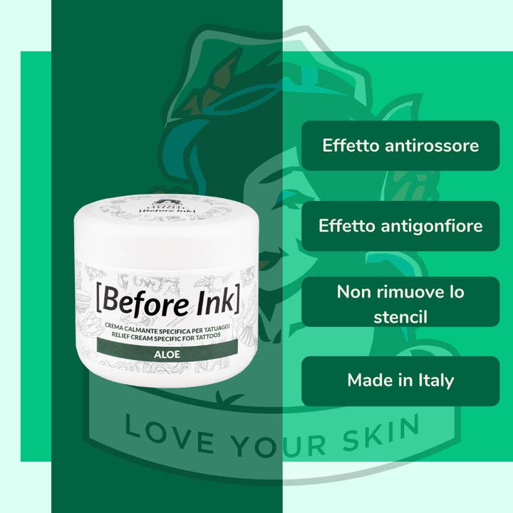 Tattoo Defender - Wholesale Tattoo Ointment/Care - Tattoo butter with anti-redness and anti-swelling aloe1
