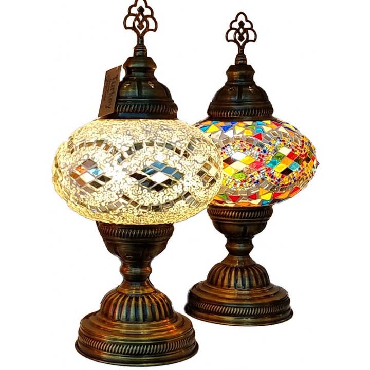 Natto USA - Wholesale Accent/Desk Lamp - Mosaic Table Lamps 6" TL6 * 12 pack assorted *1