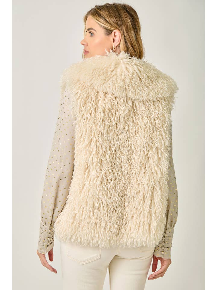 Mystree - Venta al por mayor Chaleco de abrigo - Mujer - Chaleco de Piel Sintética Peluda 6124213