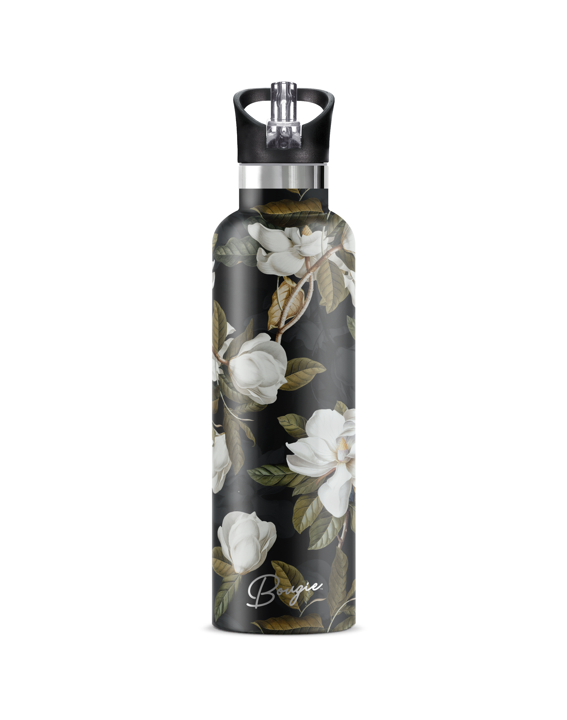 My Bougie Bottle - Wholesale Water Bottle - Magnolia – Dark Garden Insulated Water Bottle | 25oz3
