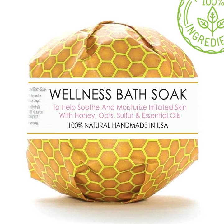 WELLNESS BATH SOAK - SENSITIVE SKIN for wholesale by Humblebee’s Toiletries Co.
