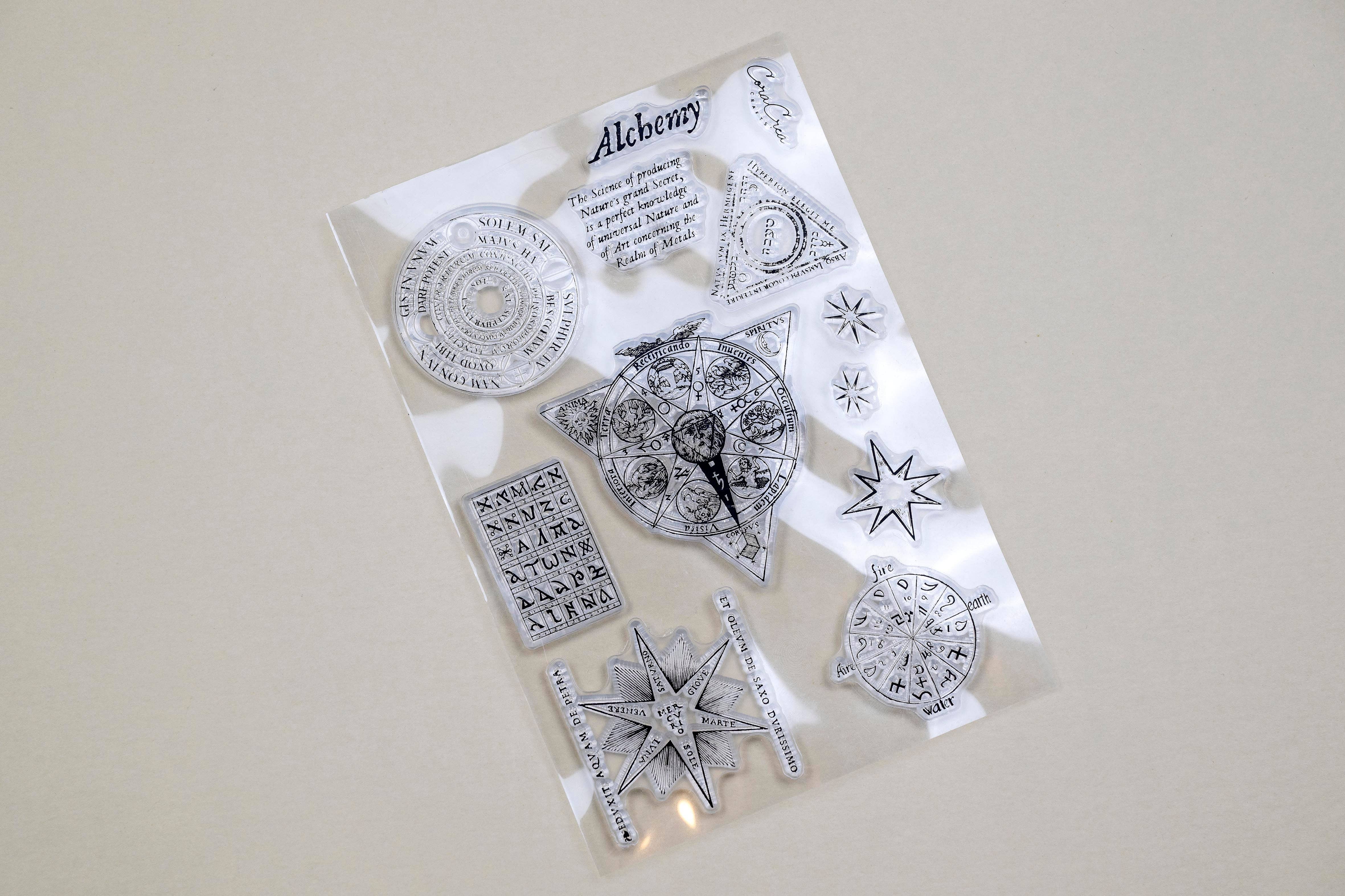 CoraCreaCrafts - Wholesale Rubber/Decorative Stamp - Alchemy Clear Stamps0