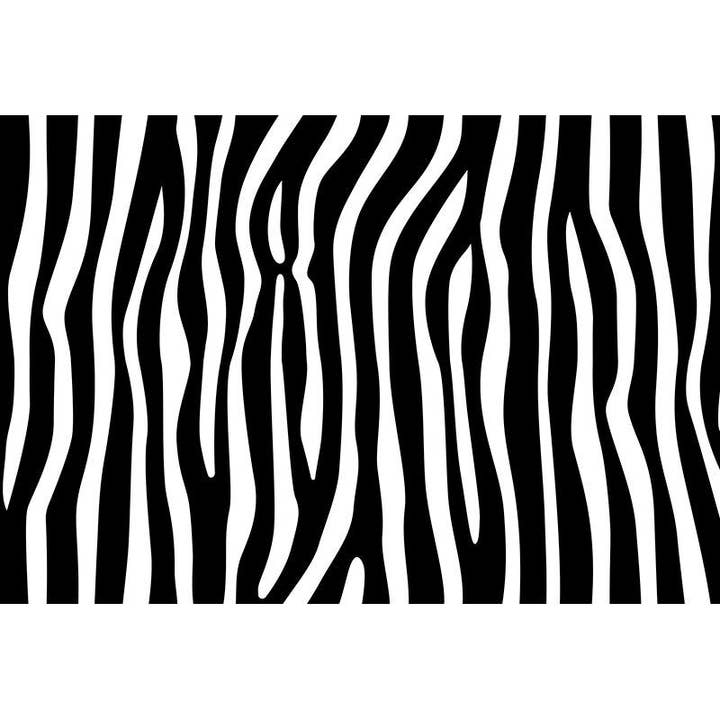 Tapete de vinil preto e branco com padrão vertical por atacado de Pinted