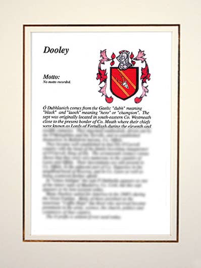 Dooley for engroshandel hos Family Histories