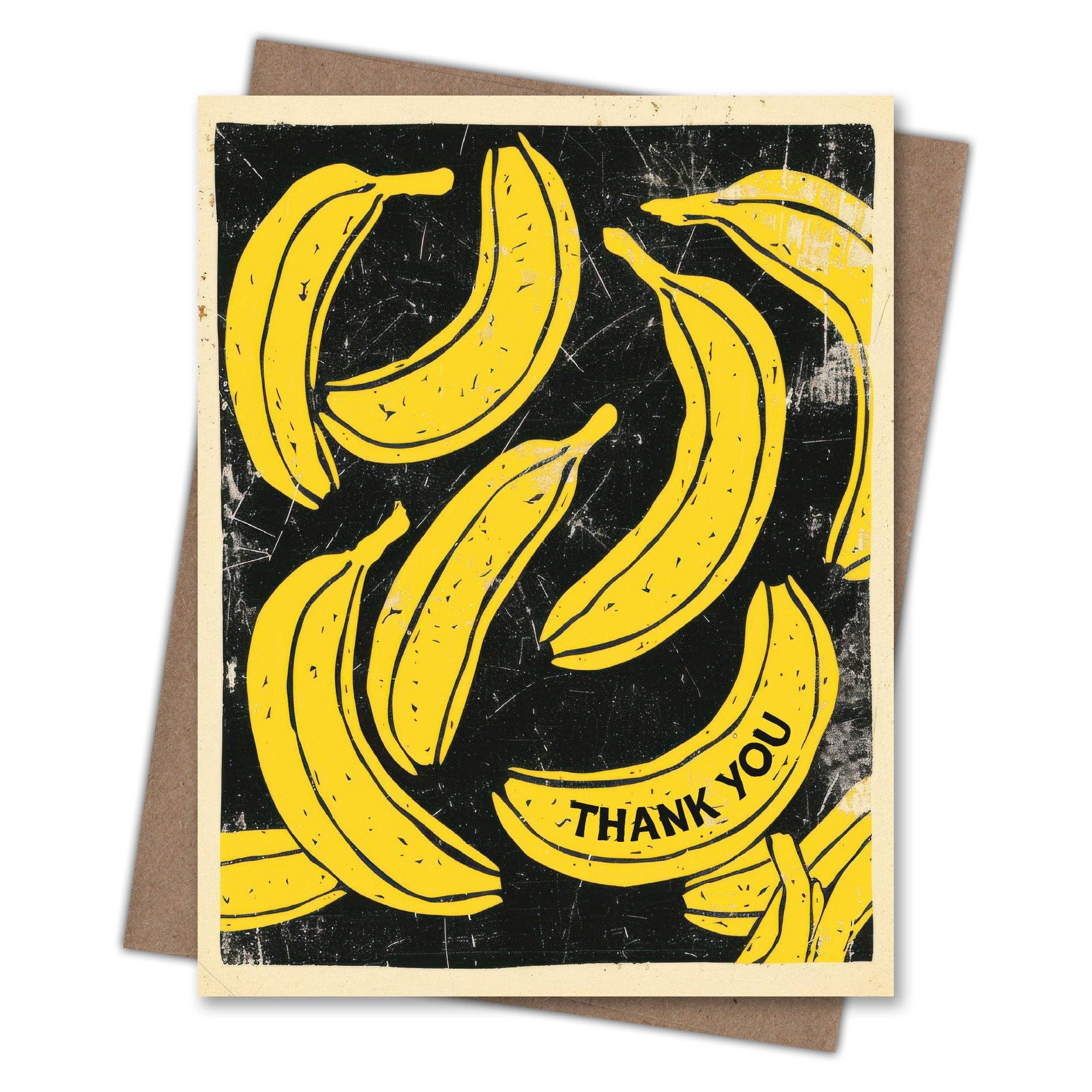 Scarecrow & Nut Tree - Wholesale Thank You Card - Banana Thank You Card1