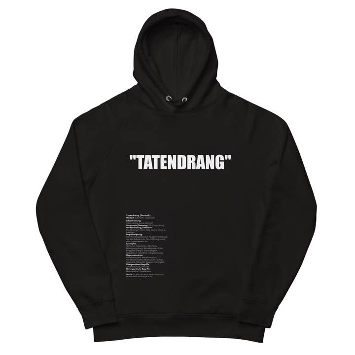 Hoodie „Zitendrang” - Zwart voor wholesale door Positive Lifestyle Clothing