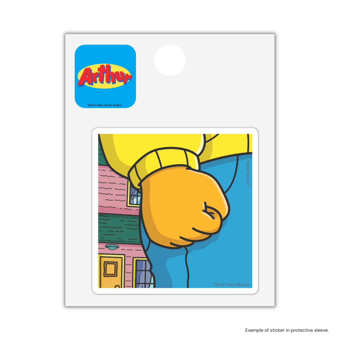 Blank Tag Co. - Waterproof Stickers - Wholesale Sticker - Arthur® Waterproof Sticker - Arthur Fist Meme2