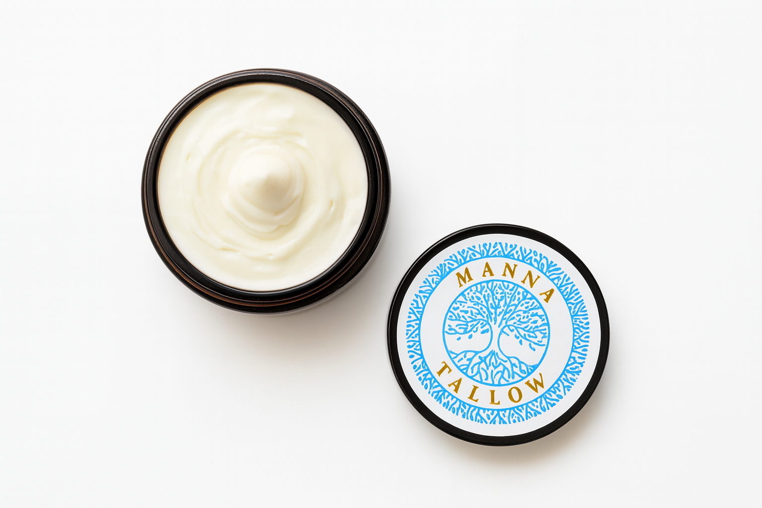 Manna Tallow - Wholesale Body Cream/Lotion - Heavenly Calm by Manna Tallow -  Magnesium Cream with Lavender & Chamomile 2oz5