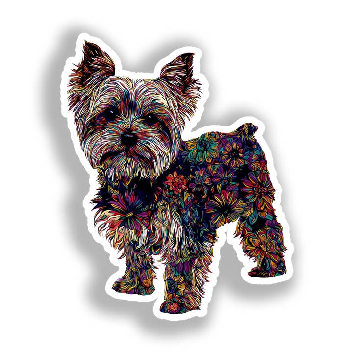 Pegatina de Perro Yorkshire Terrier # A017147 para venta al por mayor de Yoonek Graphics